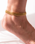 Cuban anklet small - No discoloration