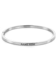 Name bangle silver - Personalized