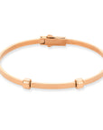 Letter bangle rosé gold - Personalized