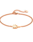Palm tree bracelet rosé gold - Stainless steel