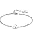Palm tree bracelet silver - Stainless steel