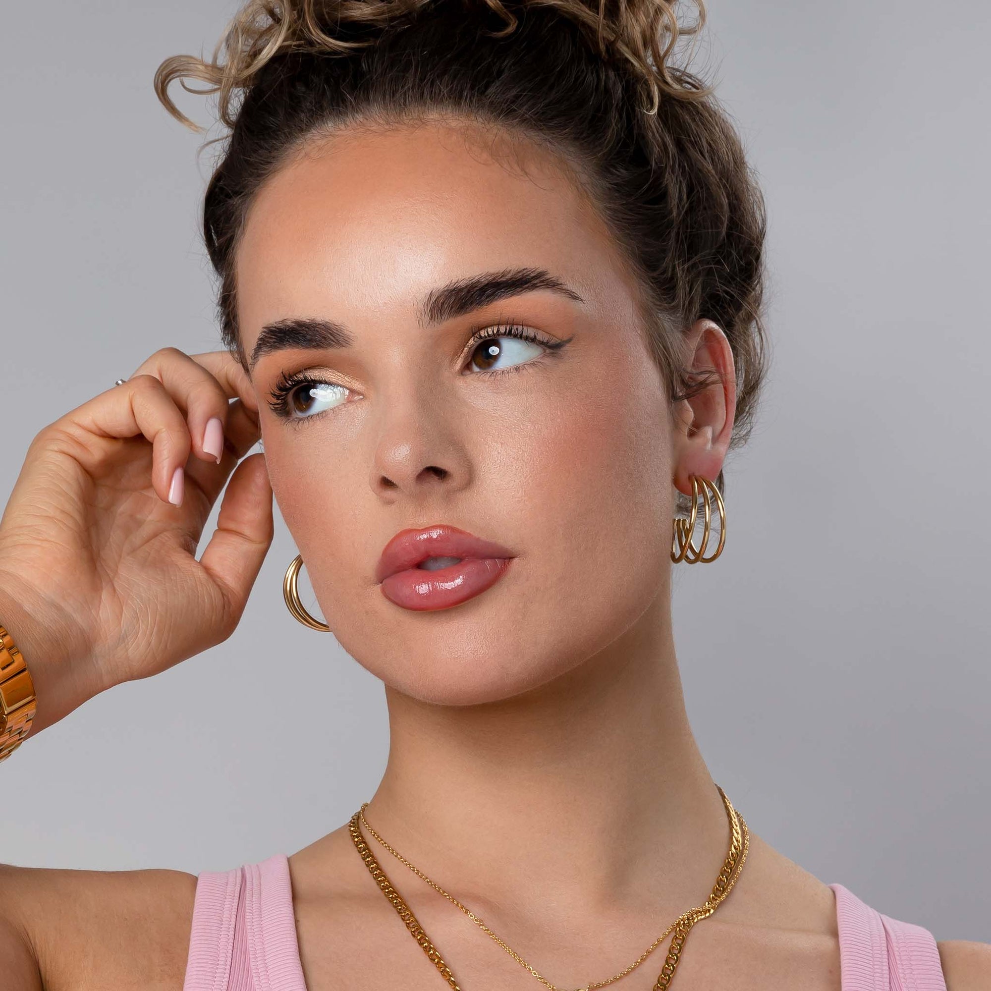 Multilayer earring - Tarnish free