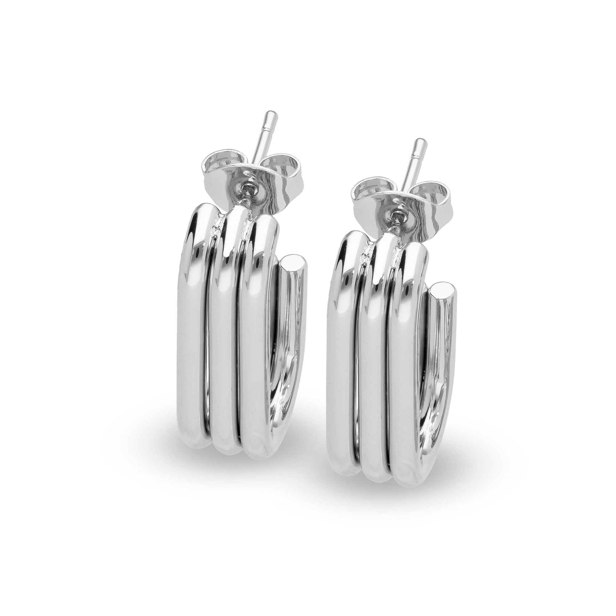 Trinix earring silver - Stainless steel