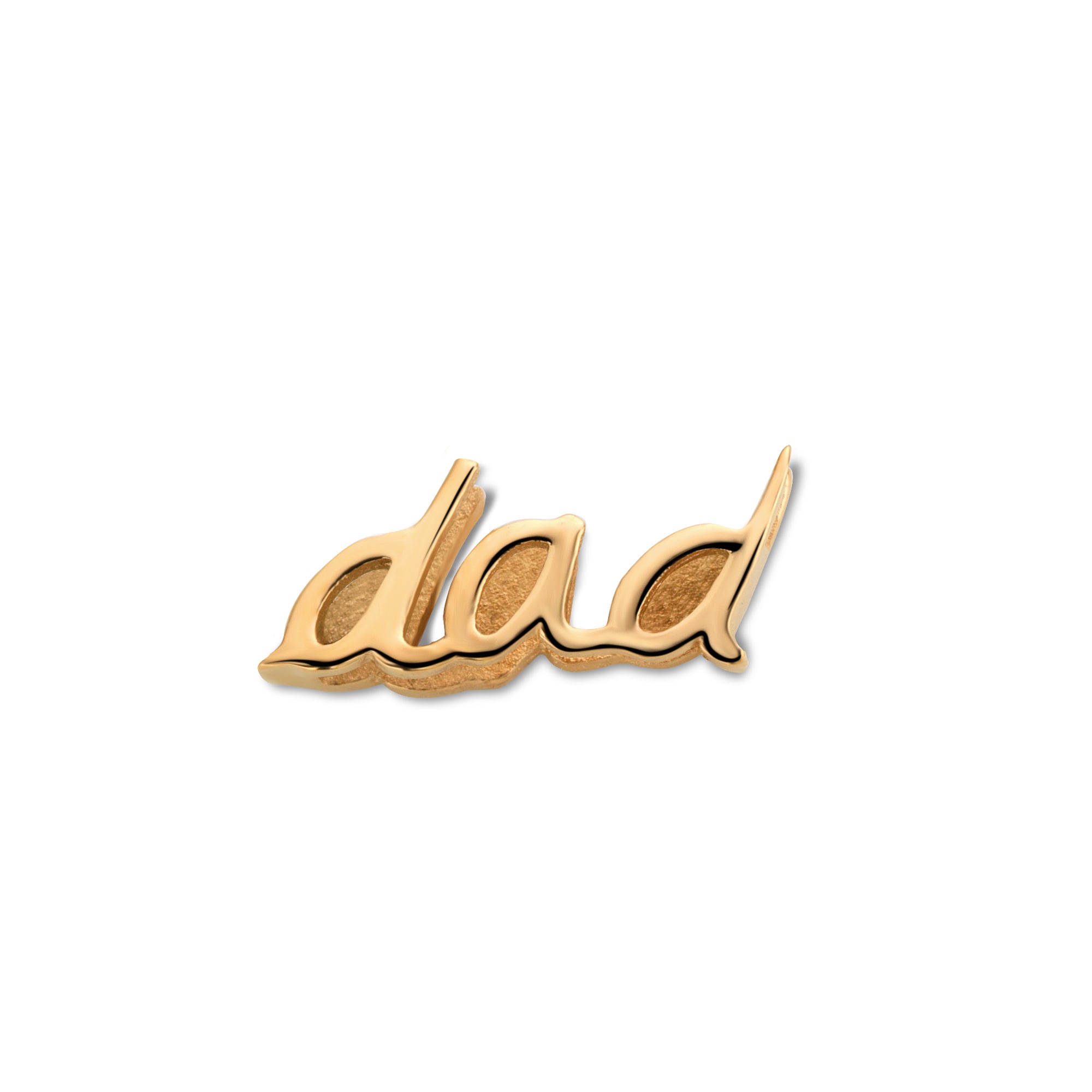 Mesh charm dad rosé gold - Stainless steel