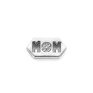 Mesh charm mom cube silver
