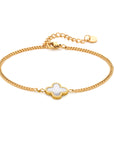 Seashell blossom bracelet gold - Stainless steel